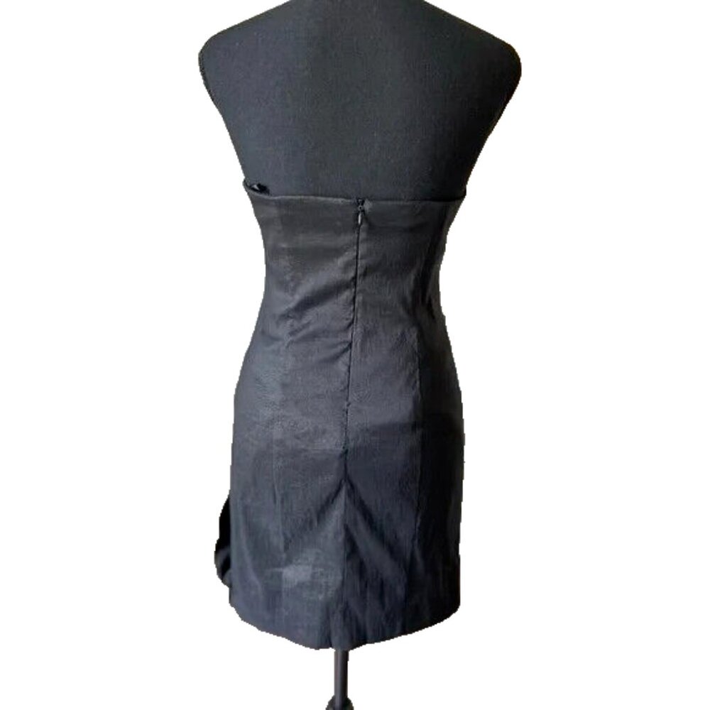 Cache Strapless Sheath Rosette Ruffle Detailing B… - image 5